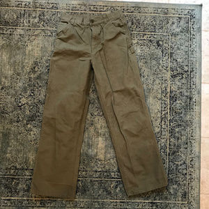 Carhartt Boys Size 16 CK8401 Carpenter Pants Green